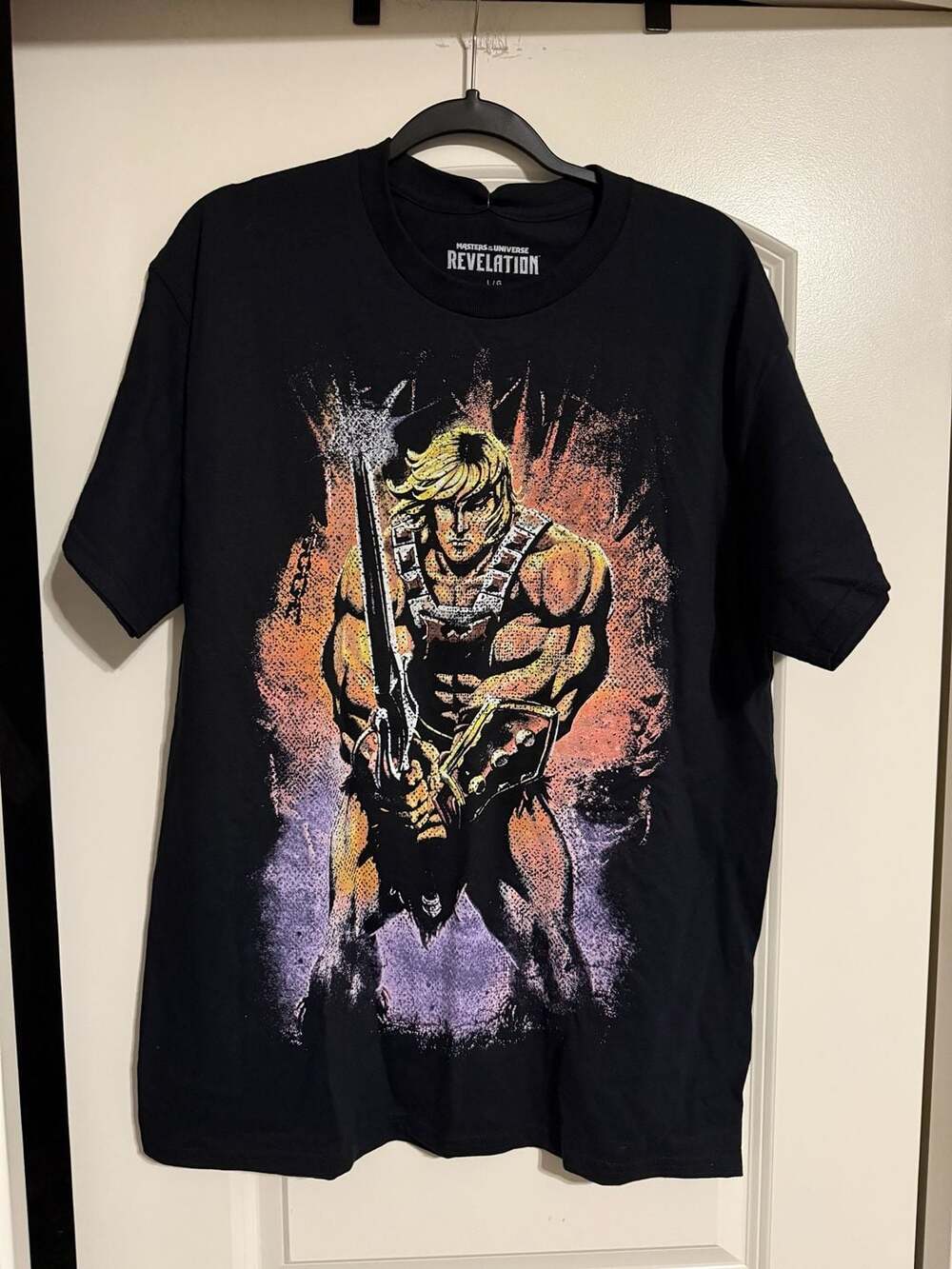 Masters of the Universe Revelation He-Man Black Graphic T-Shirt